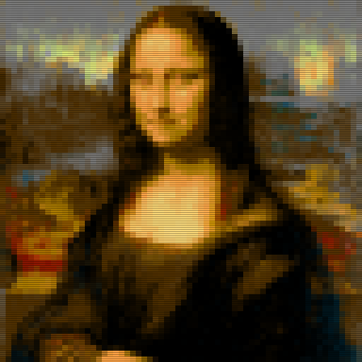 Imagem Gerada: Mona Lisa em Estilo Super Mario